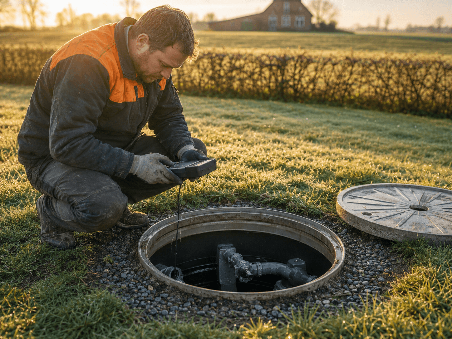 Wartungsteam an der Anlage