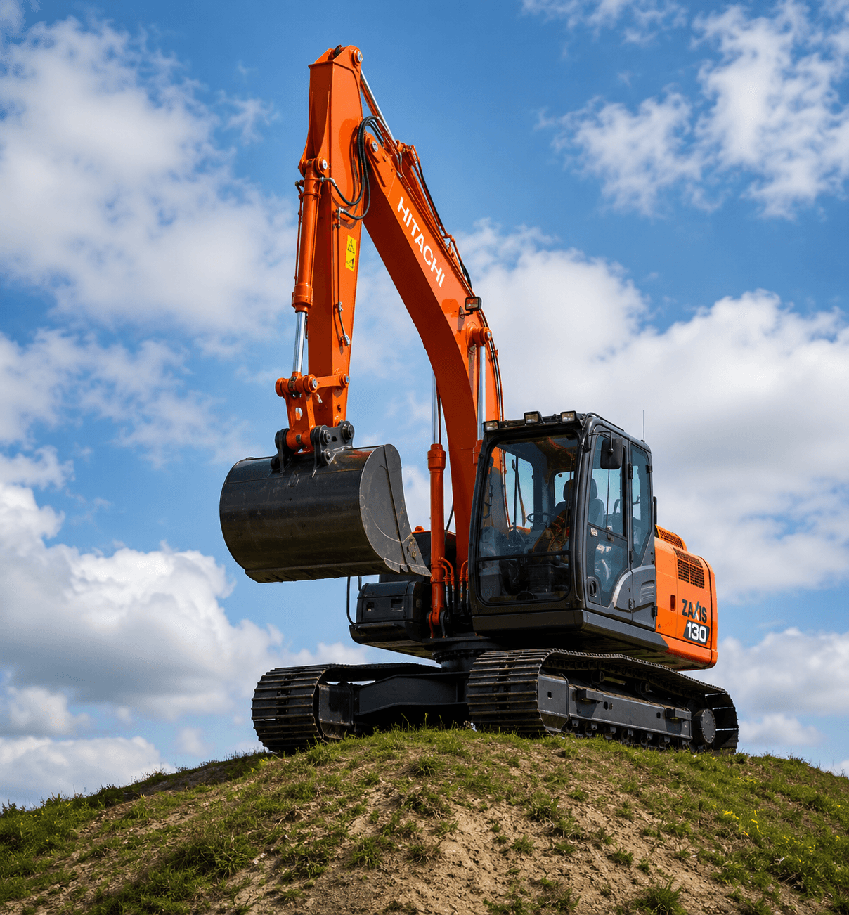 Bagger im Einsatz, Bauprojekt Schiltmeier